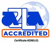 A2LA Certificate #: 2965.01